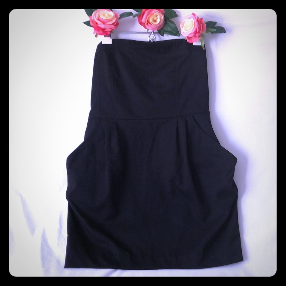 GORGEOUS H&M STRAPLESS LITTLE BLACK DRESS!!!